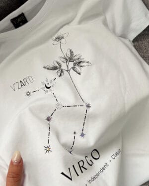 Дамска тениска зодия Дева - Virgo