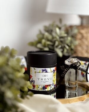 Подаръчен комплект с масажна свещ и парфюм TREVI