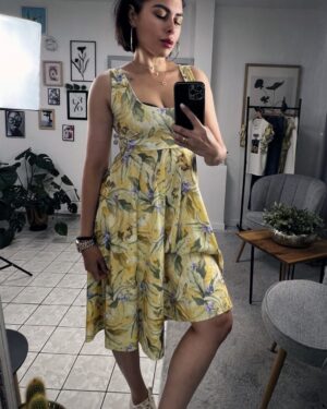 Дамска миди рокля Amore