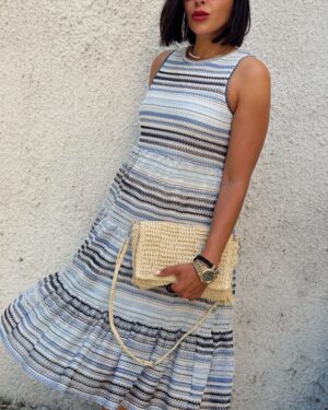 Дамска миди рокля Eda