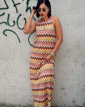 Дамска дълга рокля Fuego