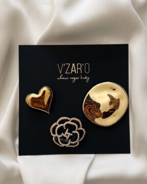 Подаръчен комплект брошки Goldy