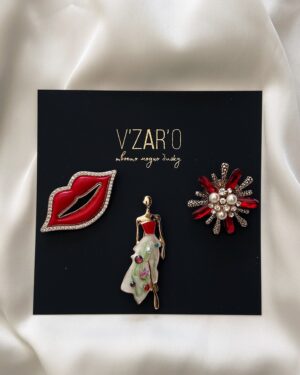 Подаръчен комплект брошки Karolina